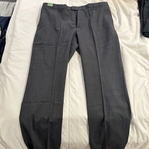 Banana Republic Slim Fit Marzotto Fine Italian Fabric Grey Dress Pants